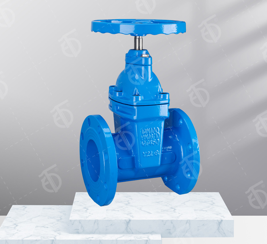 Dark rod elastic seat sealing gate valve